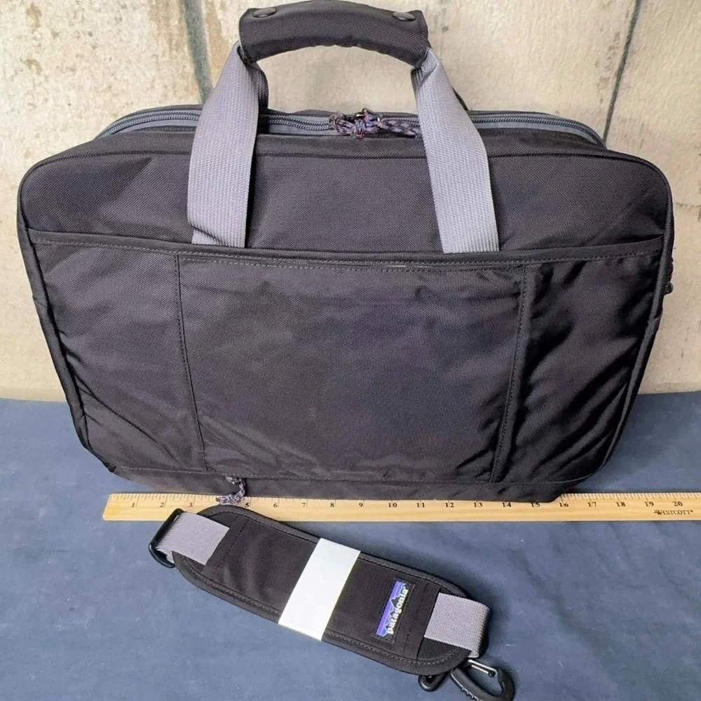 NEW Patagonia‎ Worn Wear Patagonia Headway Brief 22L Briefcase Bag  Strap Black